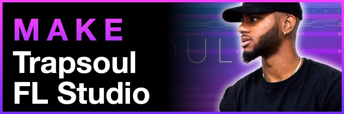 Make Trapsoul FL Studio banner featuring a portrait of Bryson Tiller