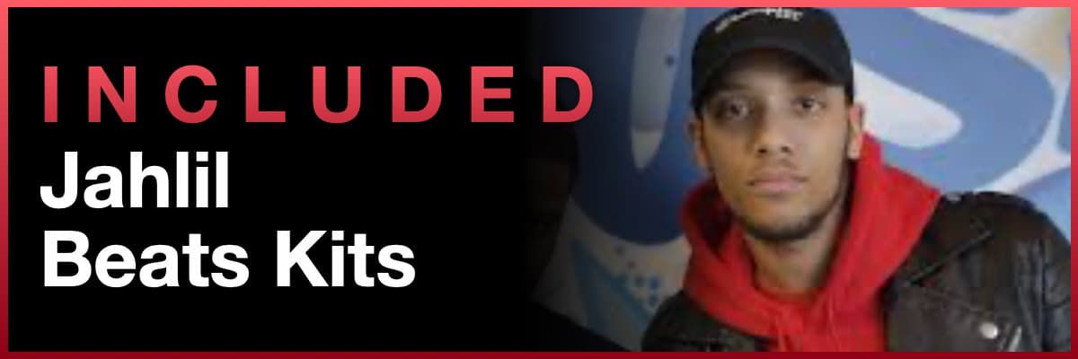 Included Jahlil Beats Kits banner featuring a portrait of Jahlil Beats